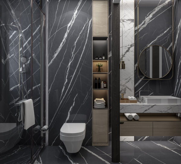 Marquina Venato çiçek marble
