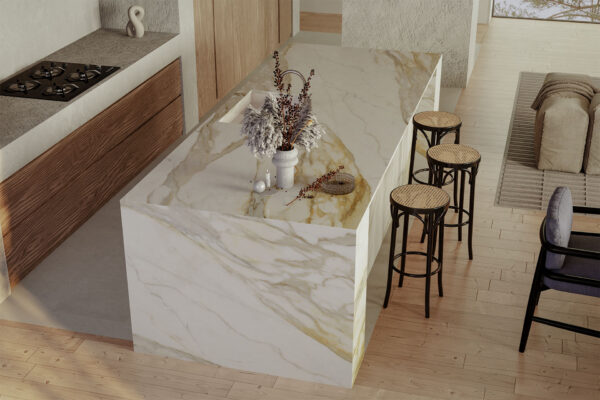 Calacatta Oro çiçek marble